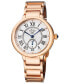 Фото #1 товара Часы GV2 By Gevril Women's Rome Rose Gold-Tone 36mm