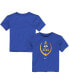 Toddler Boys and Girls Royal Los Angeles Rams Football Wordmark T-shirt