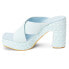 Фото #3 товара BEACH by Matisse Caravan Platform Womens Blue Casual Sandals CARAVAN-460
