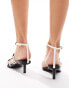 Фото #3 товара Stradivarius pointy heeled sandal in white