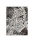 Фото #1 товара Michael Tompsett Cali Colombia City Map Black Canvas Art - 37" x 49"