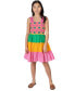 Big Girls Crochet Colorblocked Dress