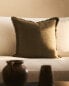 Linen cushion cover