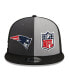 Фото #3 товара Men's Black, Gray New England Patriots 2023 Sideline 9FIFTY Snapback Hat