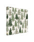 Фото #2 товара Laura Marshall Christmas Village Pattern XII Canvas Art - 19.5" x 26"