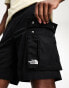 The North Face Heritage Anticline cargo shorts in black