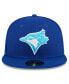 Фото #3 товара Головной убор New Era мужской синий Toronto Blue Jays 2024 на День отца 59FIFTY