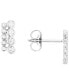 Фото #1 товара Серьги Macy's Cubic Zirconia Bar Stud