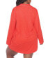 ფოტო #5 პროდუქტის Plus Size Long Sleeve Nightgown