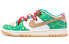 Фото #1 товара 【定制球鞋】 Nike Dunk Low 铃铛 彩带 圣诞树 圣诞主 低帮 板鞋 男款 绿棕粉 / Кроссовки Nike Dunk Low DH0952-100