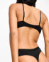 Calvin Klein Future Shift high waist thong with contrast logo waistband in black