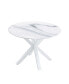 Фото #1 товара 42.1" Mid-Century White Dining Table for 4-6 People