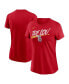 Women's Red St. Louis Cardinals Local Team T-shirt