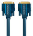 ClickTronic 7.5m DVI-D Connection - 7.5 m - DVI-D - DVI-D - Blue - Gold - 7.92 Gbit/s
