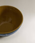 Striped ceramic bowl