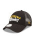 Фото #5 товара Women's Black Pittsburgh Steelers Team Trucker 9Forty Snapback Hat