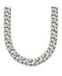 ფოტო #1 პროდუქტის Stainless Steel Polished 24 inch Link Necklace