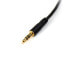Фото #2 товара StarTech.com 15 ft Slim 3.5mm Stereo Audio Cable - M/M - 3.5mm - Male - 3.5mm - Male - 4.6 m - Black