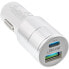 Фото #2 товара InLine USB car charger power-adaptor Quick Charge 3.0 - white