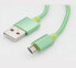 ShiverPeaks BS33091-G - 1.2 m - USB A - Micro-USB B - USB 2.0 - Male/Male - Green