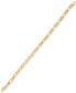 Фото #2 товара Elongated Box Link Chain Bracelet in 14k Gold-Plated Sterling Silver, Created for Macy's