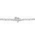 ფოტო #5 პროდუქტის Diamond Graduated 18" Tennis Necklace (8 ct. t.w.) in 14k White Gold