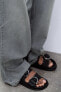 Фото #2 товара Сетчатые сандалии с пряжками ZARA