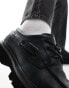 Calvin Klein Jeans hybrid slip on boat shoes in black