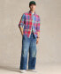 Фото #4 товара Рубашка Polo Ralph Lauren для мужчин Big & Tall Gingham Oxford