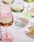 Colored Wine Glasses, Multicolored, 12 oz Set of 6