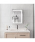 Фото #3 товара 20 X 28 Inch Bathroom Medicine Cabinet With Mirror Wall Mounted LED Bathroom Mirror Cabinet