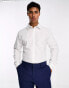 Фото #1 товара Ben Sherman long sleeve formal oxford shirt in white