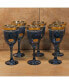 Blue Goblets Set of 6