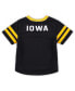 ფოტო #3 პროდუქტის Toddler Boys Black, Gold Iowa Hawkeyes Red Zone Jersey and Pants Set