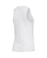 Фото #2 товара Women's White, Black Los Angeles Angels Sonata Tank Top and Leggings Set