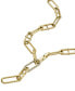 ფოტო #2 პროდუქტის Heritage D-Link Glitz Gold-Tone Stainless Steel Y-Neck Necklace