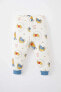 Фото #6 товара Erkek Bebek Disney Winnie The Pooh Uzun Kollu Pijama Takımı B8780a524sp