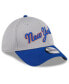 ფოტო #2 პროდუქტის Men's Gray New York Mets 2024 Batting Practice 39THIRTY Flex Hat