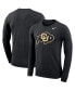 ფოტო #1 პროდუქტის Men's Black Colorado Buffaloes Big and Tall Primary Logo Legend Performance Long Sleeve T-shirt