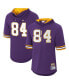 ფოტო #1 პროდუქტის Men's Randy Moss Purple Minnesota Vikings Retired Player Mesh Name and Number Hoodie T-shirt