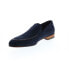 Фото #8 товара Bruno Magli Nunzio MB2NUNN1 Mens Blue Suede Loafers & Slip Ons Casual Shoes