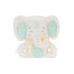 KIKKABOO Gift Blanket With 3D Elephant Time Embroidery