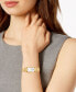 Фото #2 товара Часы Bulova Diamond Accent Gold Tone Bangle Watch 18x33mm