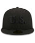 Men's Black USMNT Text 59fifty Fitted Hat