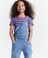 ფოტო #1 პროდუქტის Girls Multi-Striped Ribbed T-Shirt, Created for Macy's