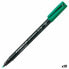 Фото #1 товара Постоянный маркер Staedtler Lumocolor 313-5 M Зеленый (10 штук)
