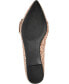 ფოტო #16 პროდუქტის Women's Audrey Buckle Pointed Toe Ballet Flats