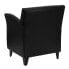 Фото #2 товара Hercules Roman Series Black Leather Lounge Chair