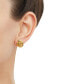 ფოტო #2 პროდუქტის Polished Rose Stud Earrings in 14k Gold