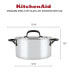 Фото #7 товара 5-Ply Clad Stainless Steel 6 Quart Induction Stockpot with Lid
